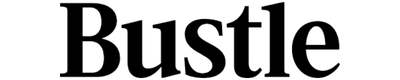 Bustle logo in black text on a white background
