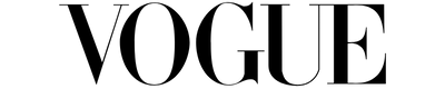 Vogue logo in black and white