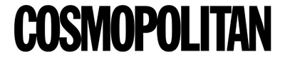 Black 'Cosmopolitan' logo on a white background