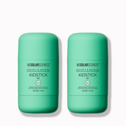 Two green containers of Mdsosolarsciences Kidstick
