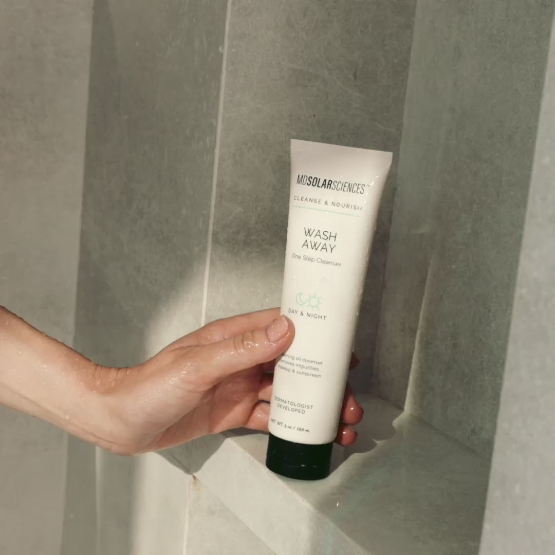 Load video: Wash Away One Step Cleanser Video