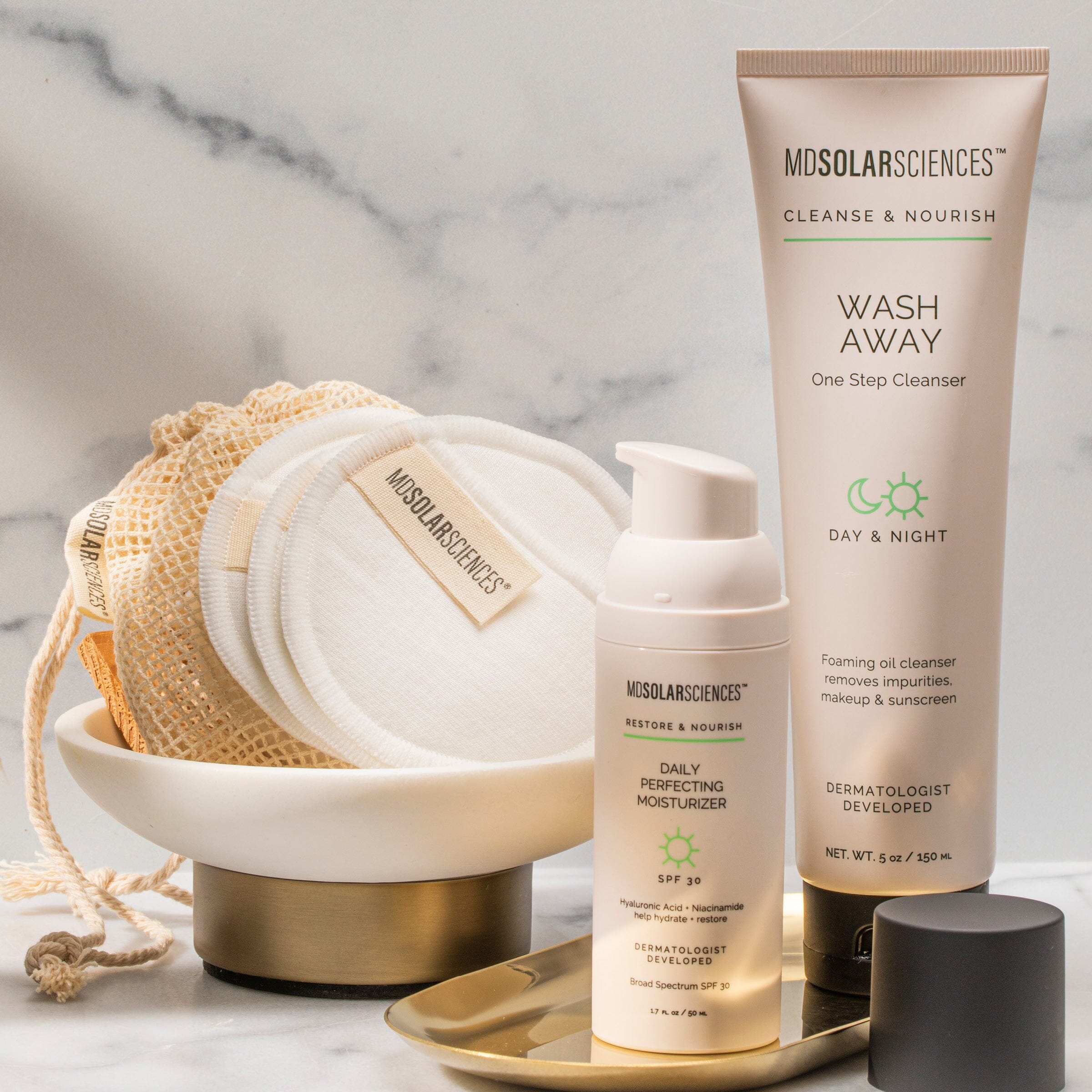 Reusable Cotton + Bamboo Rounds MDSolarSciences™