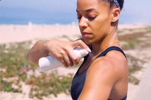 Sports sunscreen for runners