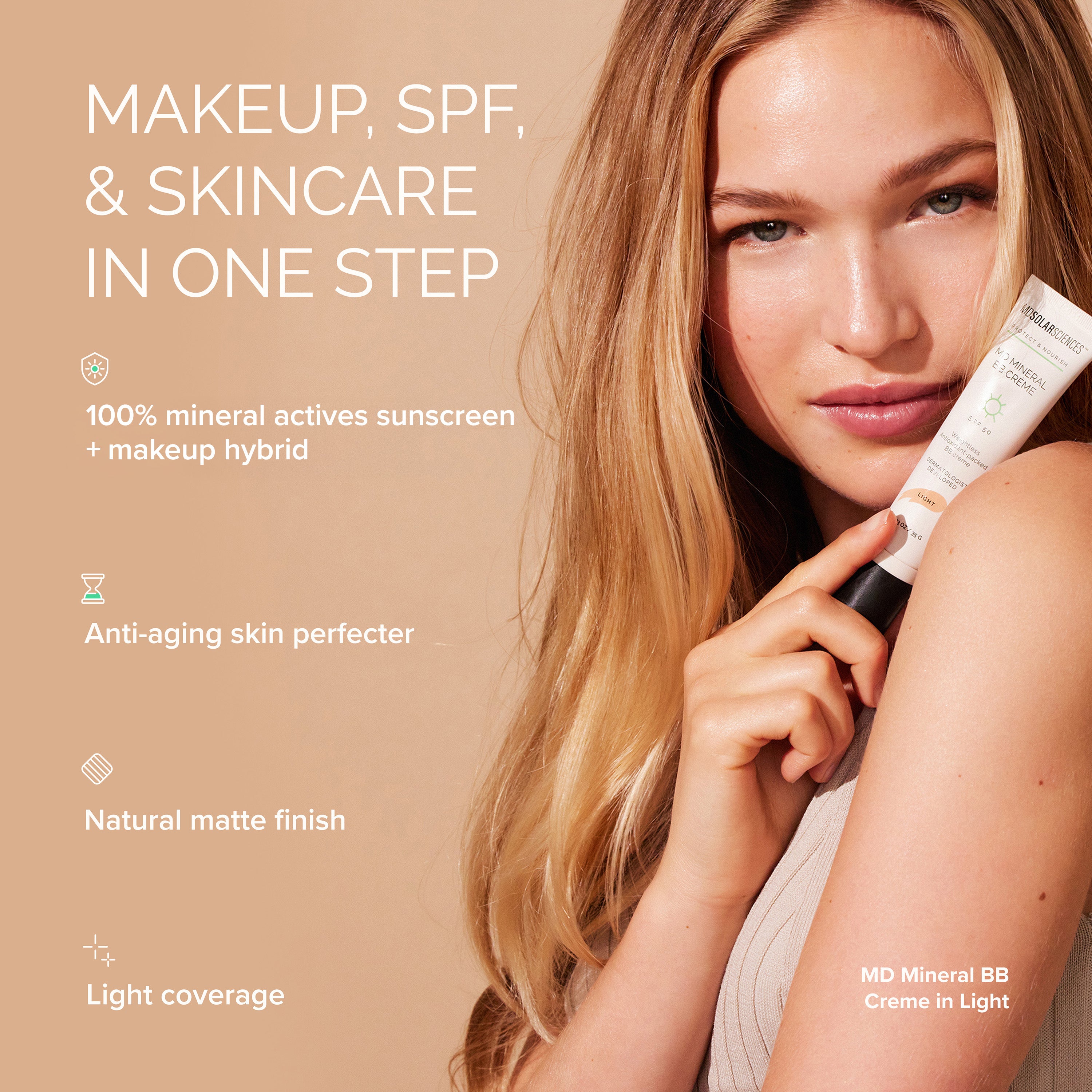 MD Mineral BB Crème SPF 50 benefits