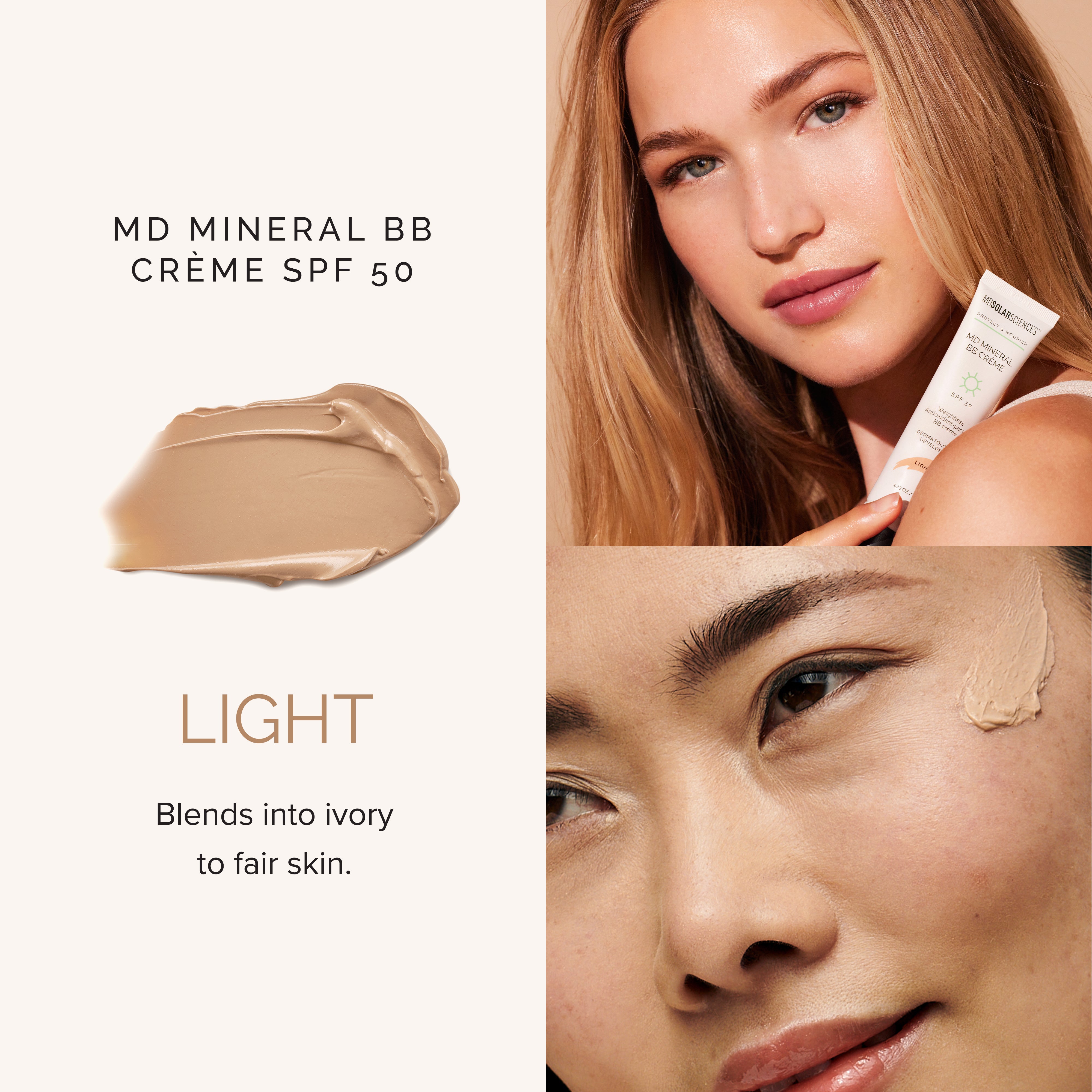 Mineral BB Creme SPF 50: Mineral BB Cream with SPF – MDSolarSciences™