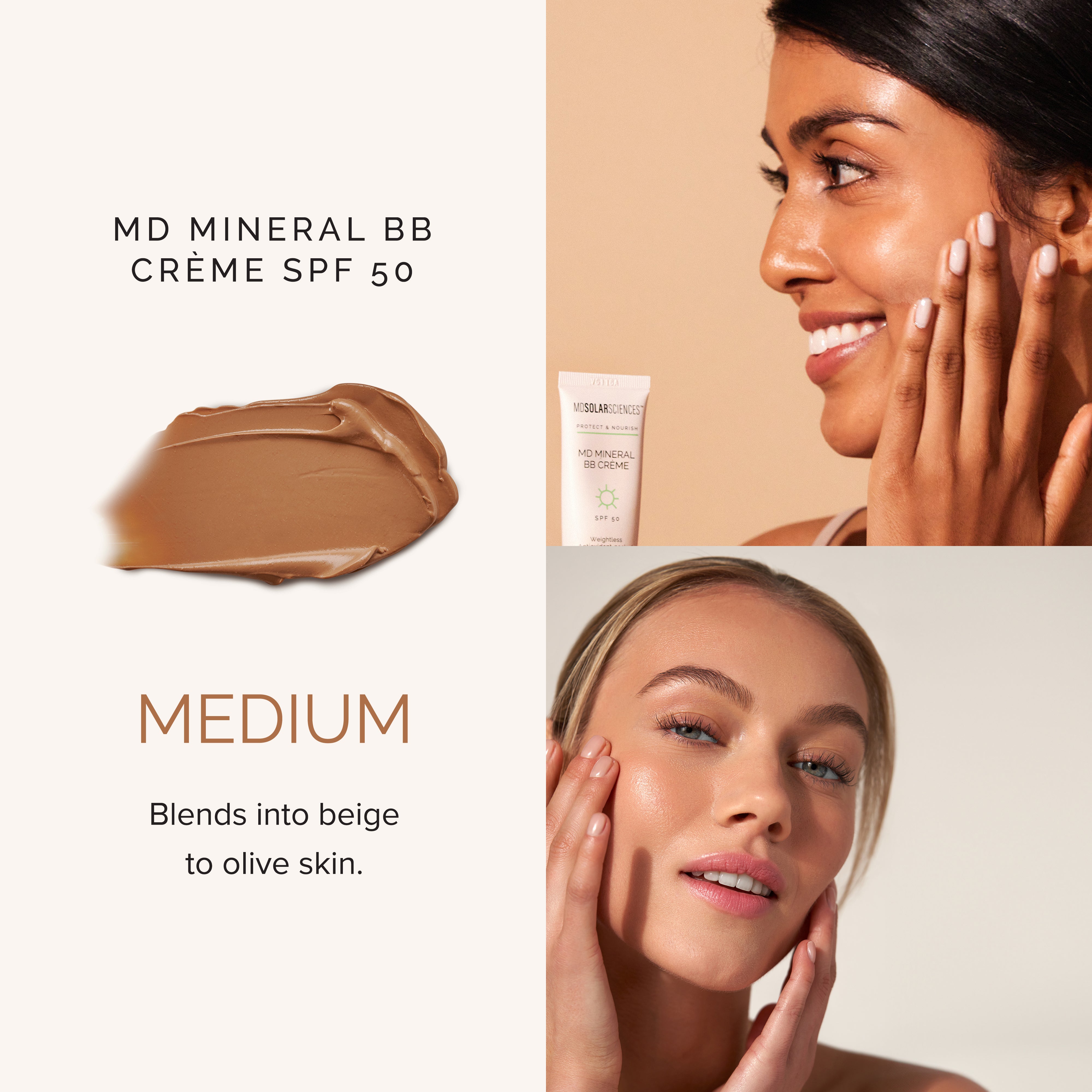 Mineral BB Creme SPF 50: Mineral BB Cream with SPF – MDSolarSciences™