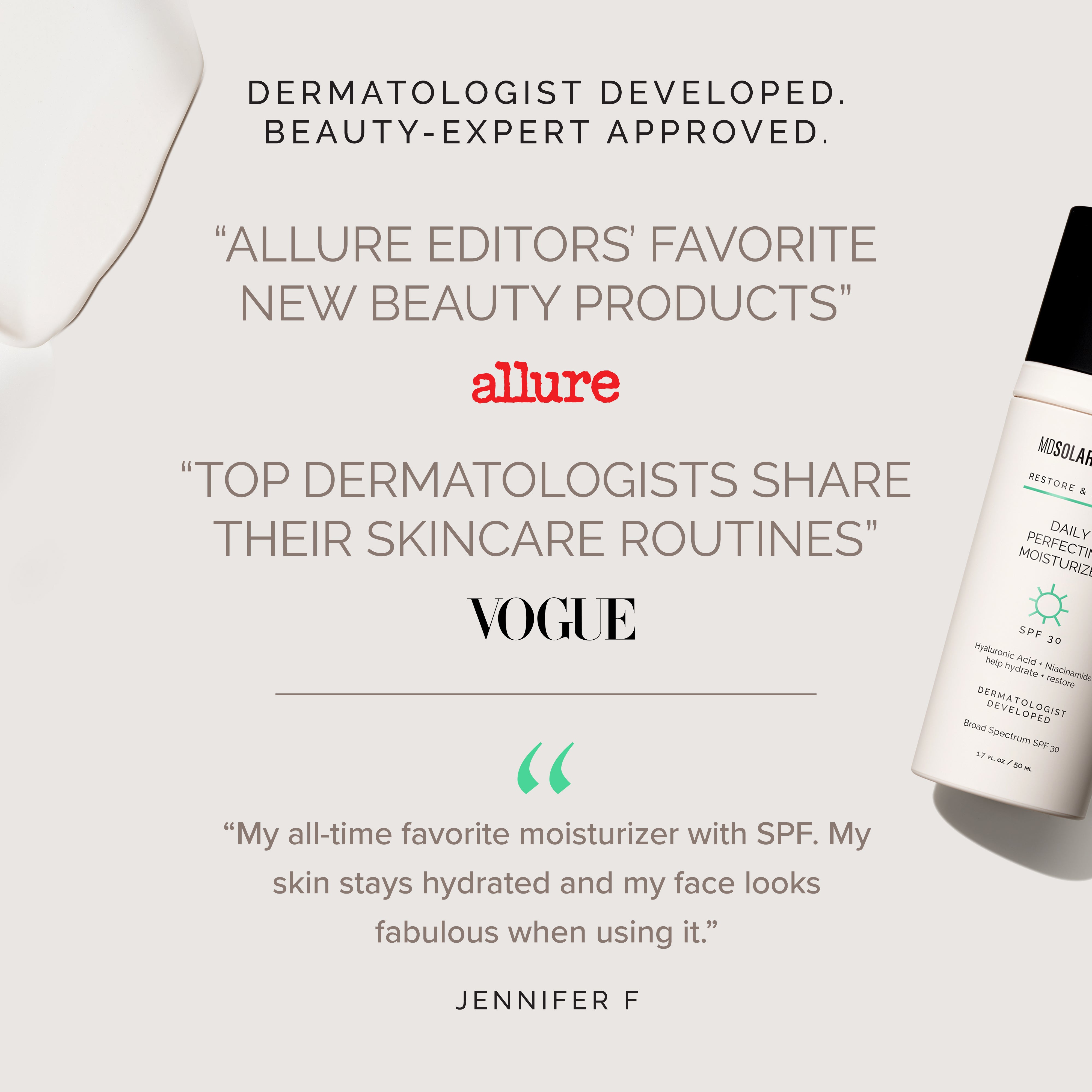 Daily Perfecting Moisturizer SPF 30: Face Moisturizer with