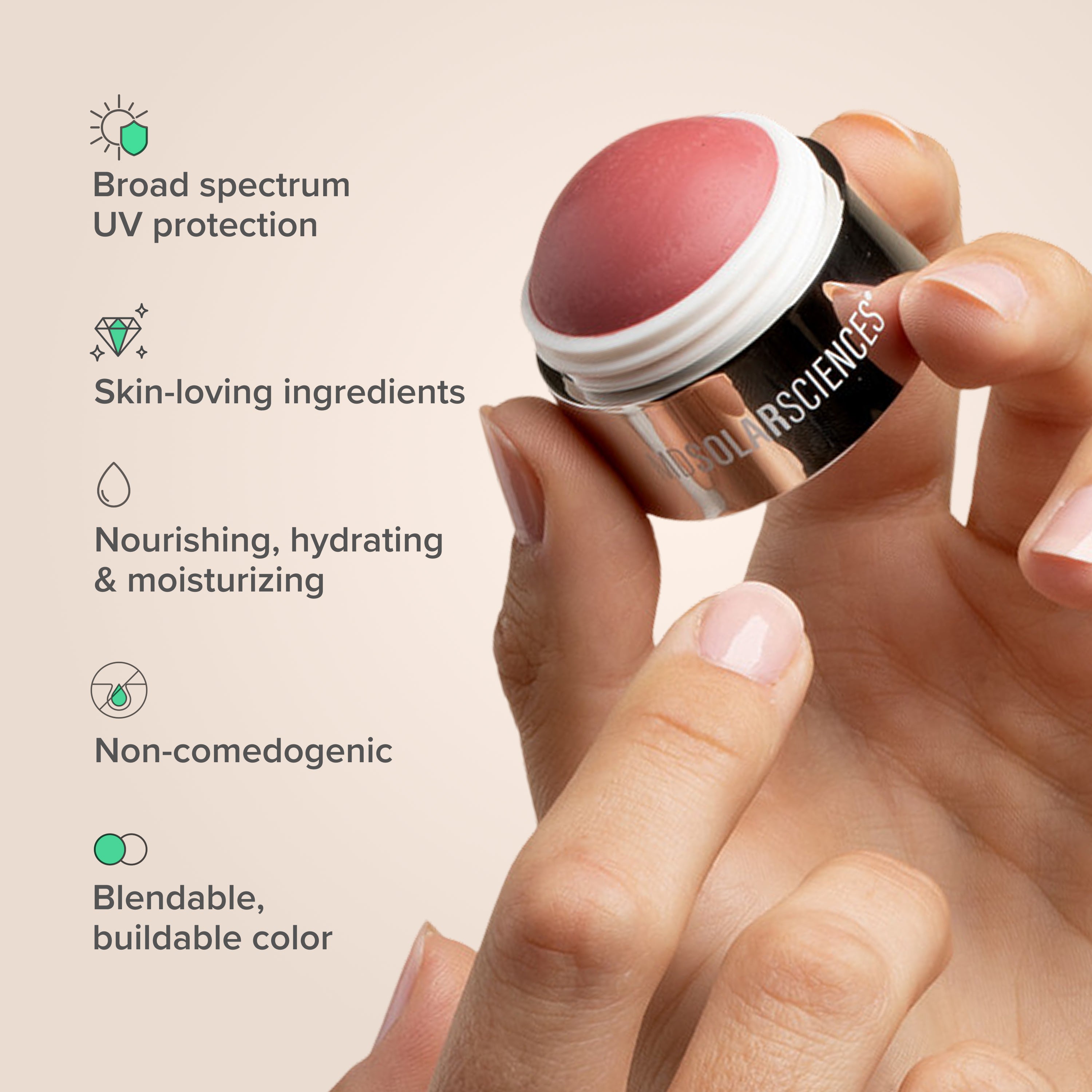 Cheek Crème SPF 30 | Buildable Cream Blush with Sun Protection