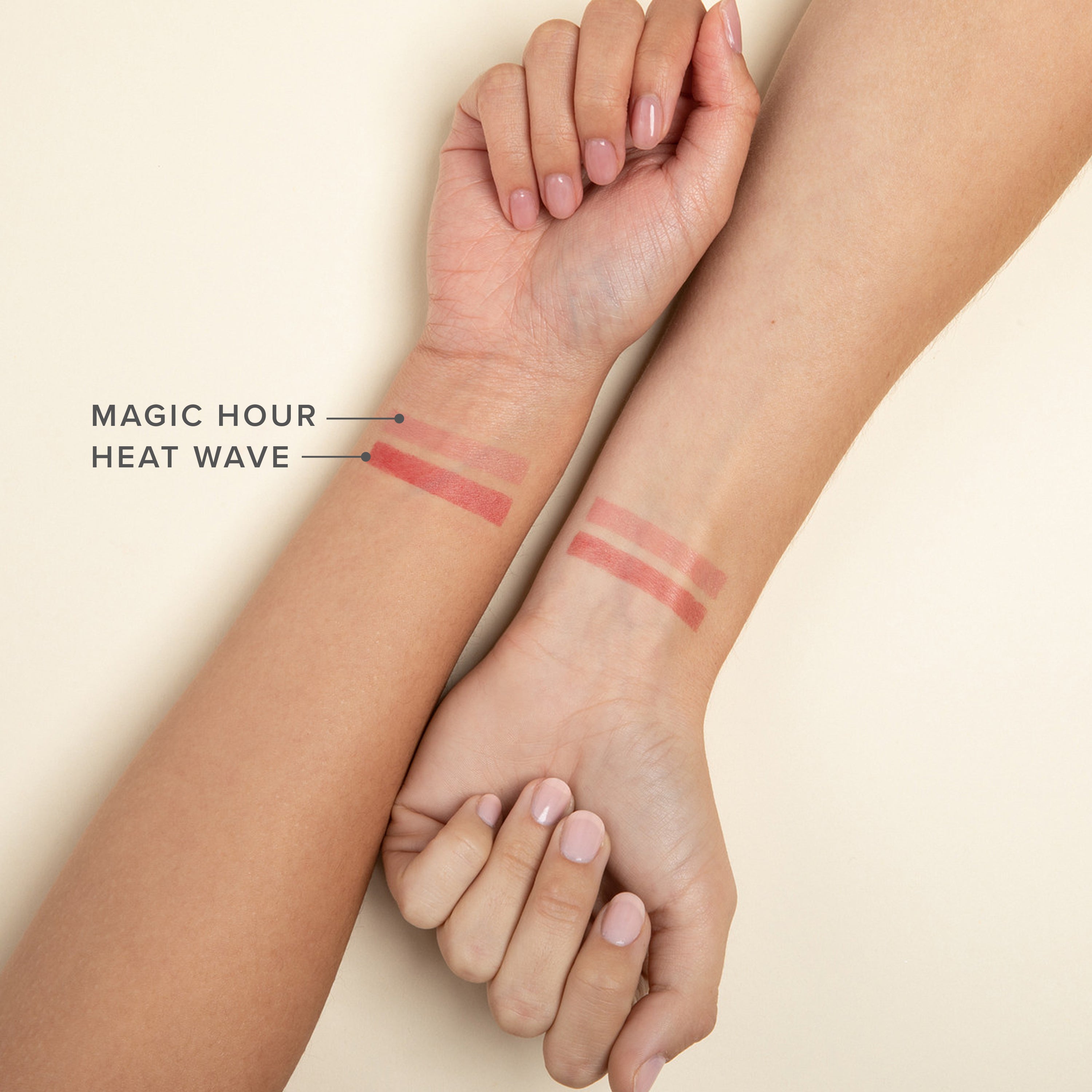 HEAT WAVE product on skin