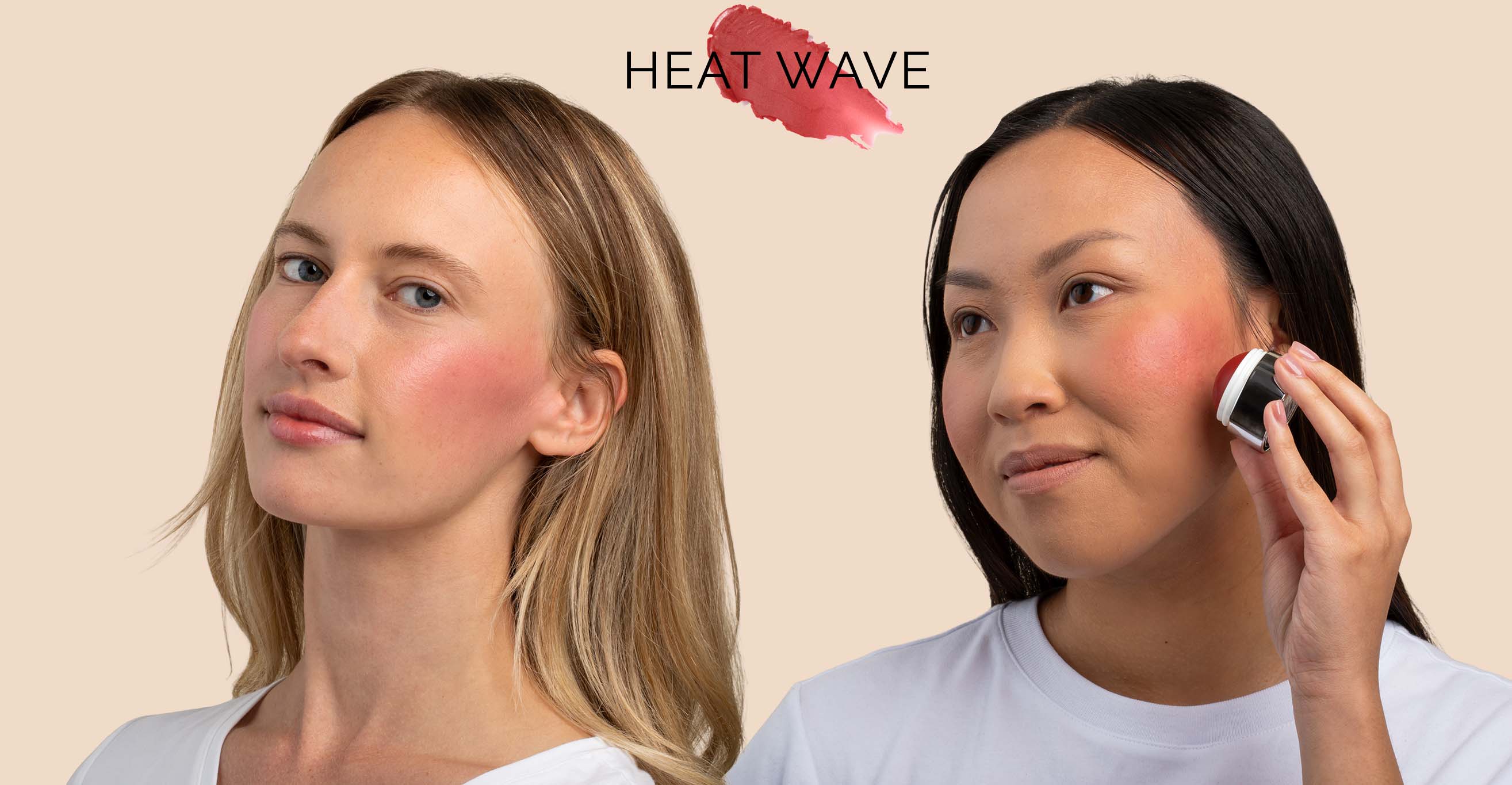 models after applying heat wave