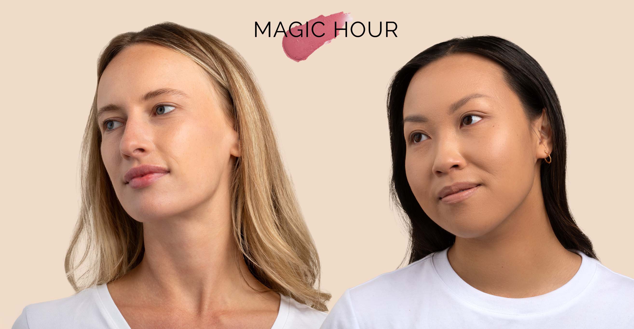 Models without makeup