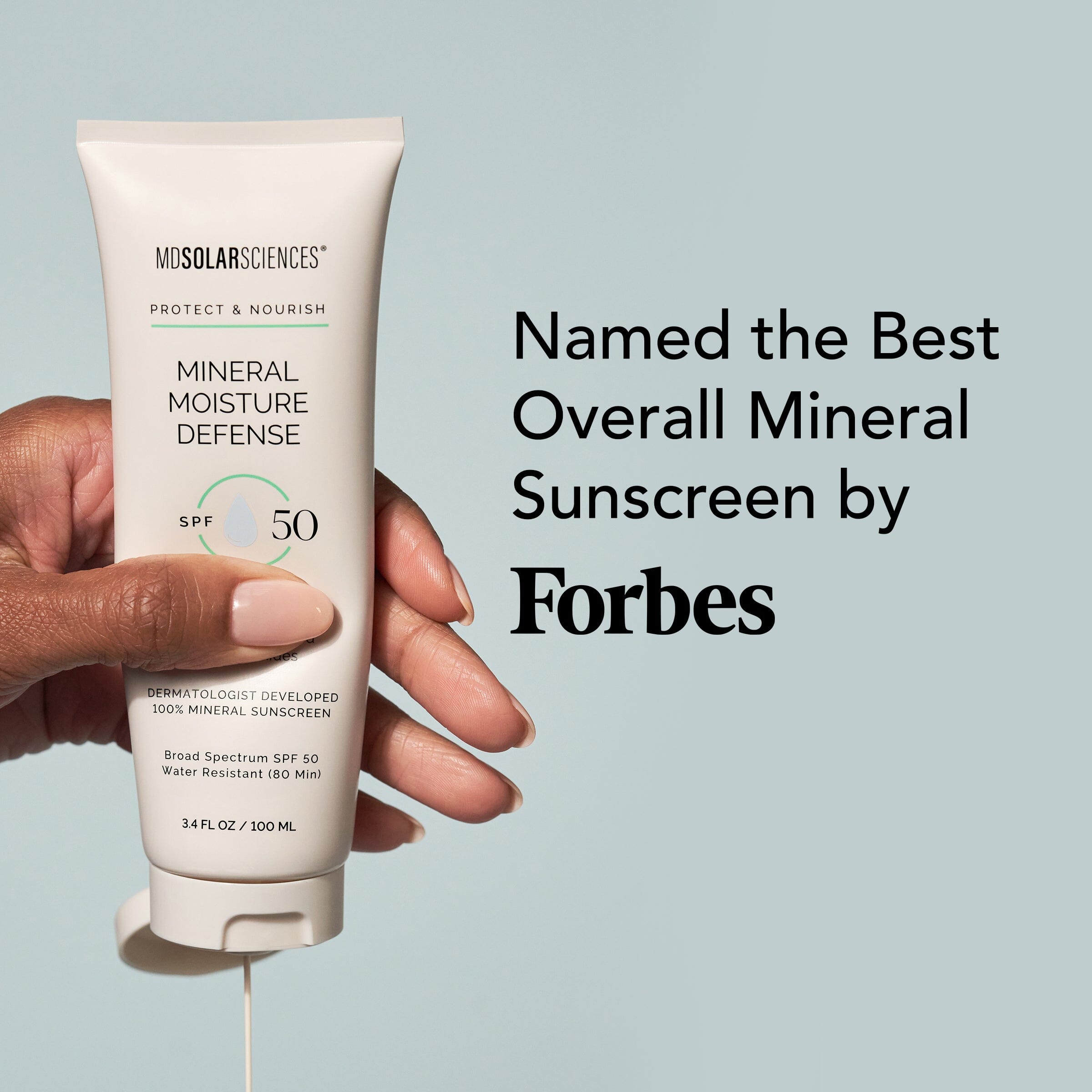 Mineral Moisture Defense SPF 50 suncare MDSolarSciences™ 