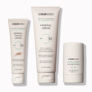 Mineral Tinted Creme, Mineral Creme and Solar Stick