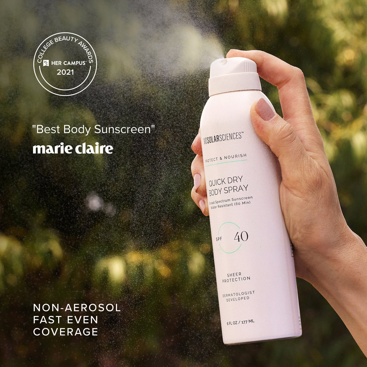 Quick Dry Body Spray SPF 40