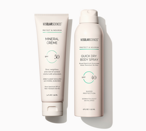 Mineral Crème SPF 50 + Quick Dry Spray SPF 40 Duo