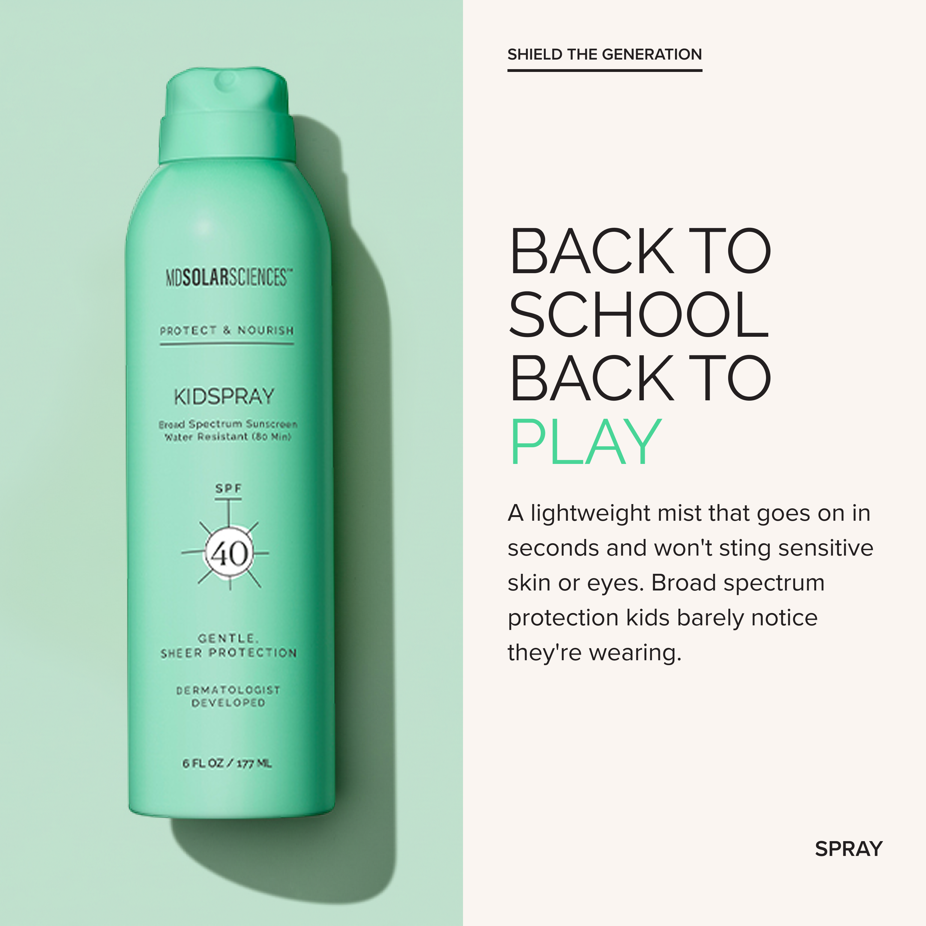 KidSpray SPF 40