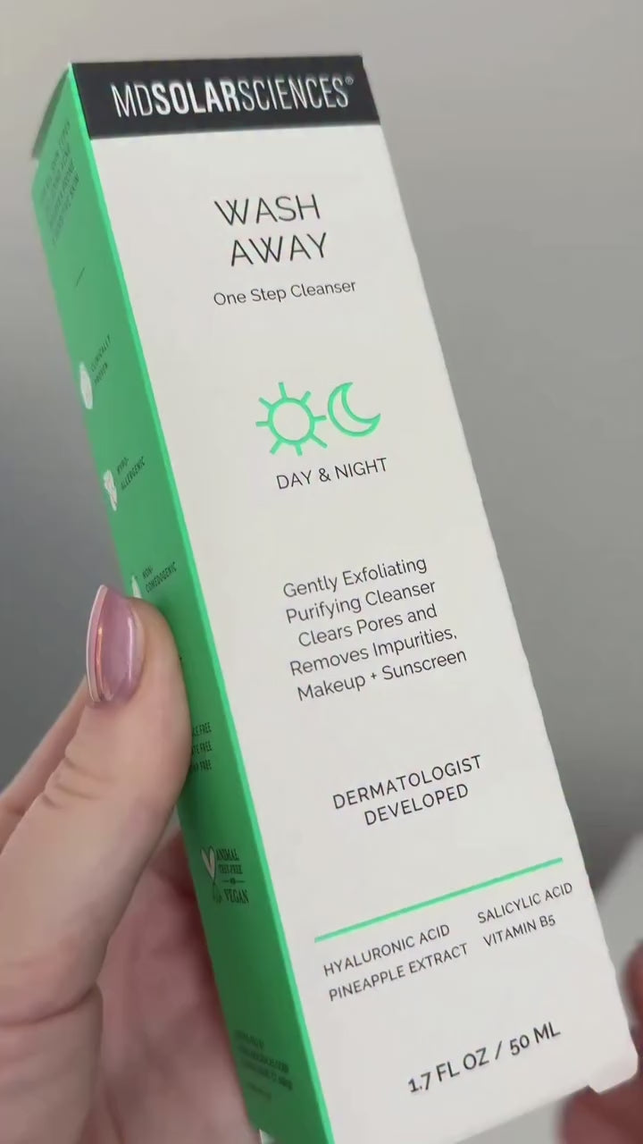 Load video: Wash Away One Step Cleanser