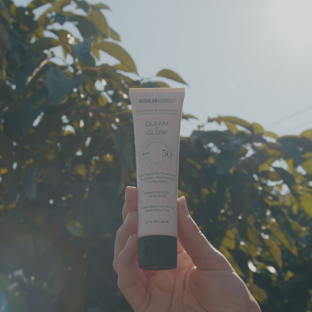 Load video: Gleam + Glow SPF 50